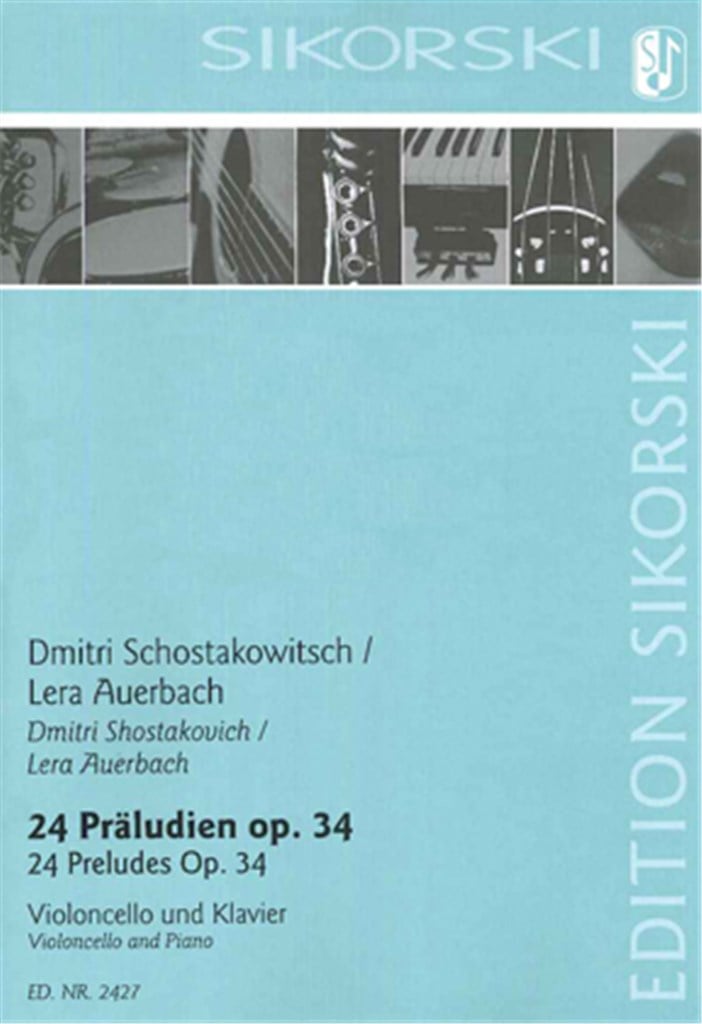 24 Praeludien Op 34 Fur Violoncello Und Klavier
